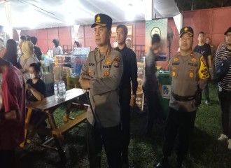 Kapolresta Pekanbaru Pimpin Langsung Pengamanan Konser Slank