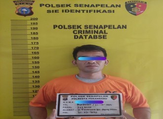 Sempat Buron, Pelaku Pencurian Besi Pagar Pembatas Sungai Siak Akhirnya Ditangkap Polisi