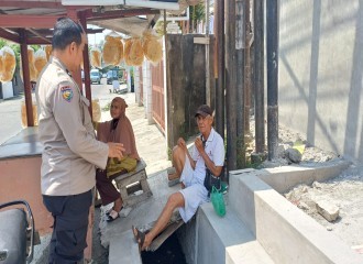 Bhabinkamtibmas Kelurahan Sago Laksanakan DDS Dan Himbauan Kamtibmas